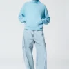 Tibi Acid Iceberg Denim Sid Jean - Petite Acid Iceberg Blue New