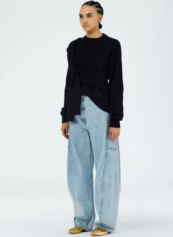 Tibi Acid Iceberg Denim Sid Jean - Regular Acid Iceberg Blue Shop