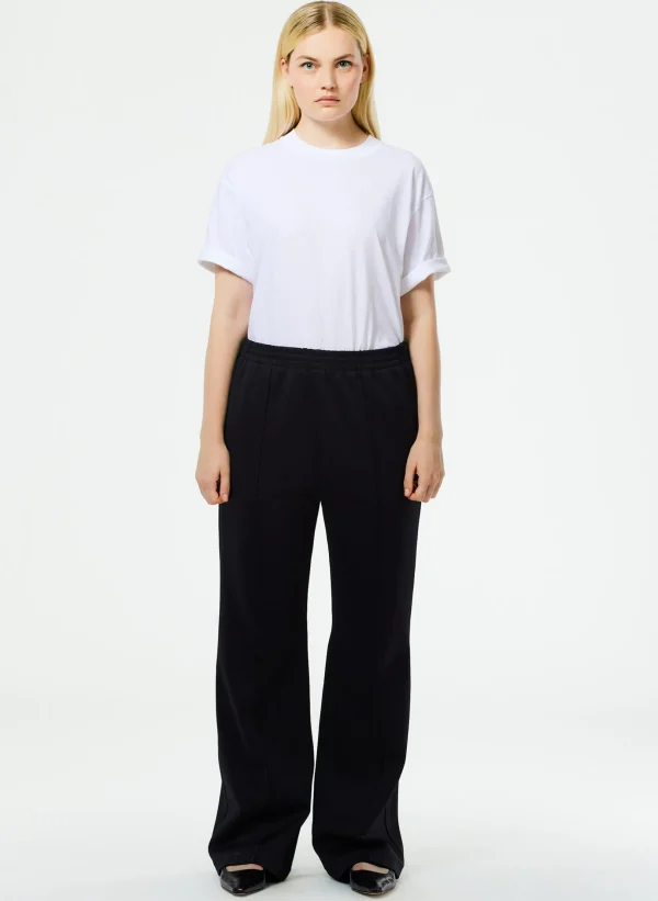 Tibi Active Knit Scottie Jogger Black Flash Sale