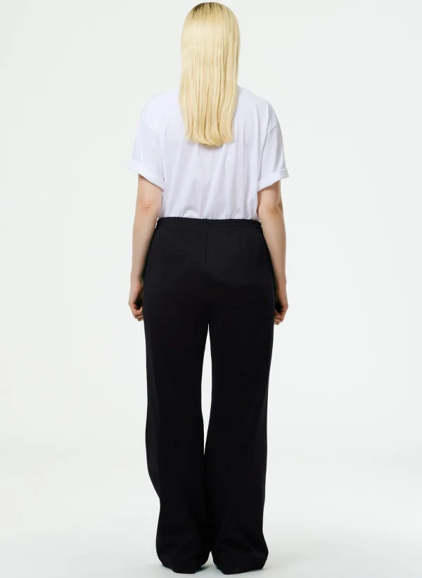 Tibi Active Knit Scottie Jogger Black Flash Sale