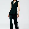 Tibi Active Knit Scottie Striped Jogger Black Multi Cheap