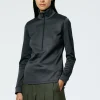 Tibi Active Knit Slim Sporty Top Navy Fog Online
