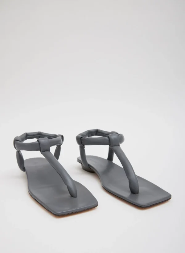 Tibi Aston Sandal Grey Flash Sale