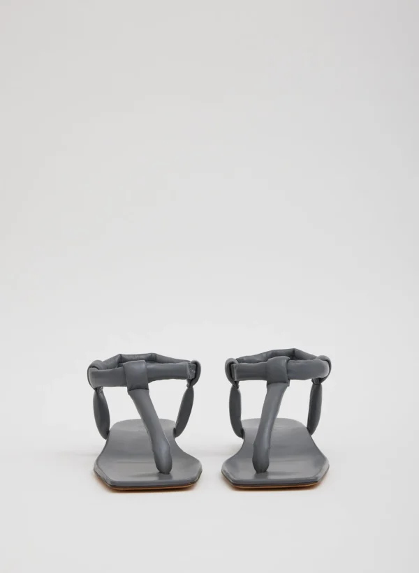 Tibi Aston Sandal Grey Flash Sale