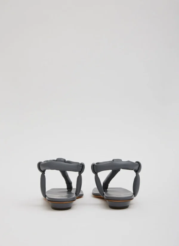 Tibi Aston Sandal Grey Flash Sale