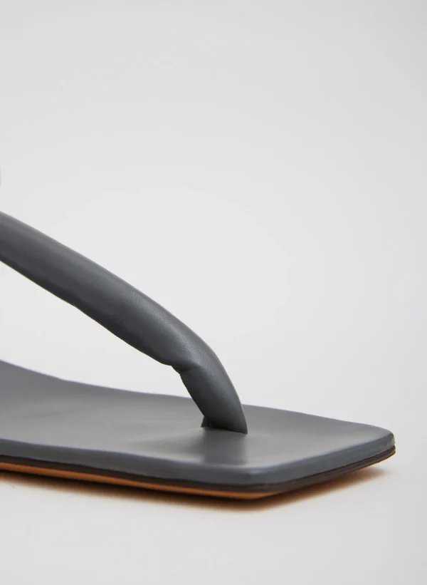 Tibi Aston Sandal Grey Flash Sale