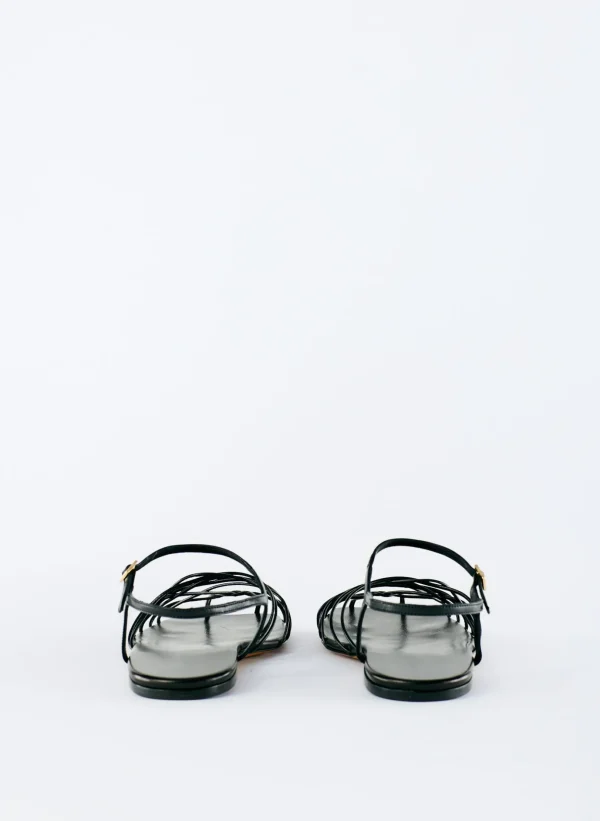 Tibi Berneice Kidskin Sandal Black Shop