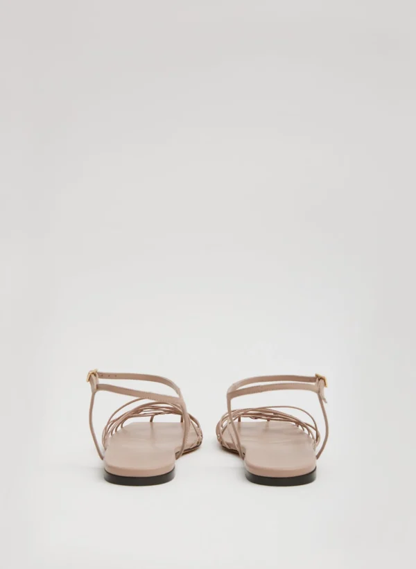 Tibi Berneice Kidskin Sandal Nude Store