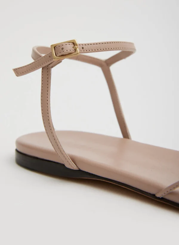 Tibi Berneice Kidskin Sandal Nude Store