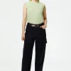 Tibi Denim Slouchy Carpenter Jean Black Flash Sale
