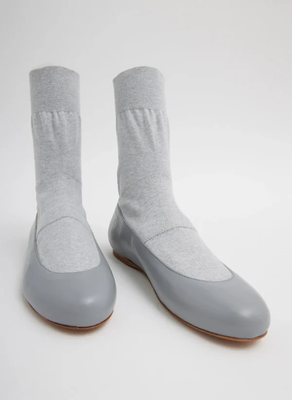 Tibi Borg Sock Shoe Grey Cheap