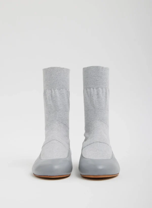 Tibi Borg Sock Shoe Grey Cheap