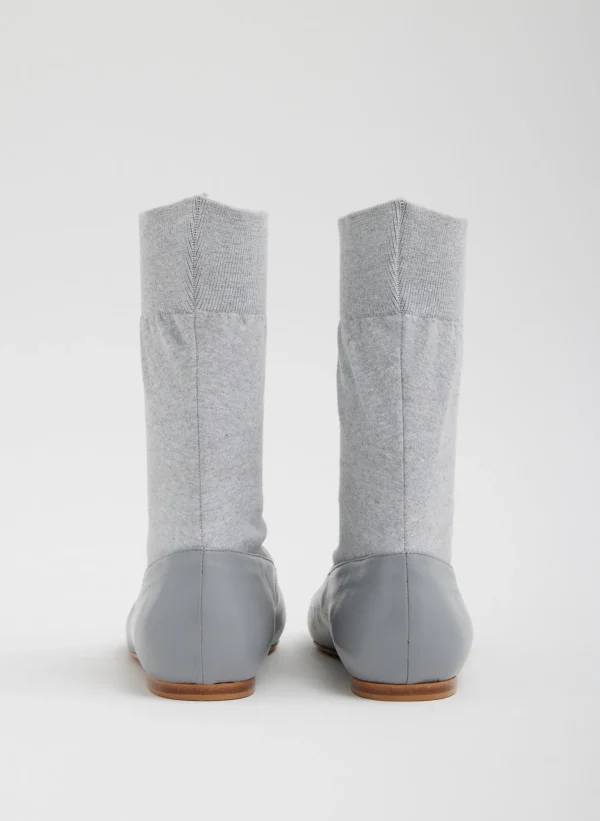 Tibi Borg Sock Shoe Grey Cheap