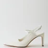 Tibi Calf Bob Slingback White Outlet