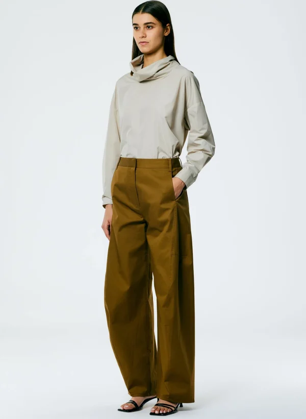 Tibi Chino Sid Pant - Petite Caramel New
