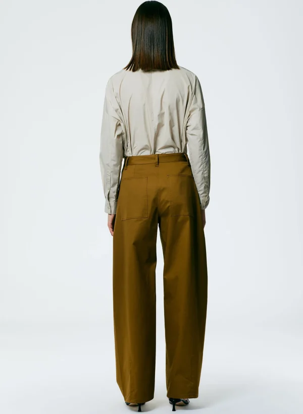 Tibi Chino Sid Pant - Petite Caramel New