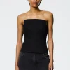Tibi Chino Square Corset Black Sale