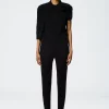 Tibi Compact Ultra Stretch Knit Stirrup Legging Black Online