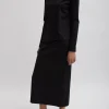 Tibi Compact Ultra Stretch Knit Pencil Skirt Black Best