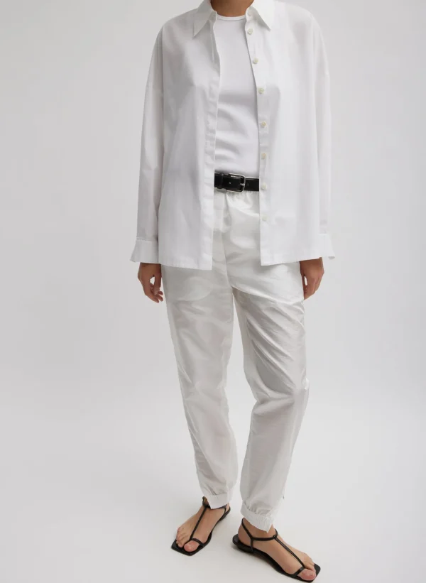 Tibi Crispy Nylon Kat Jogger White Best Sale