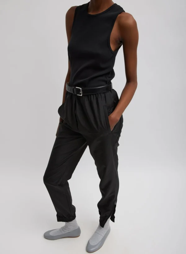 Tibi Crispy Nylon Kat Jogger Black Store