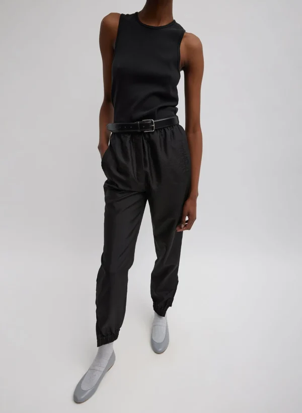 Tibi Crispy Nylon Kat Jogger Black Store