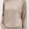 Tibi Crispy Sweater Pullover Dark Stone Hot