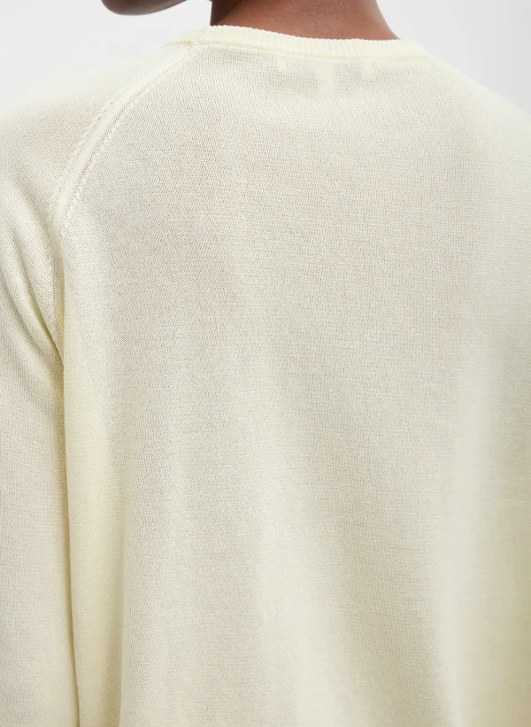 Tibi Crispy Sweater Pullover Butter Discount
