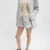Tibi Drapey Suiting Pull On Short Stone Shop