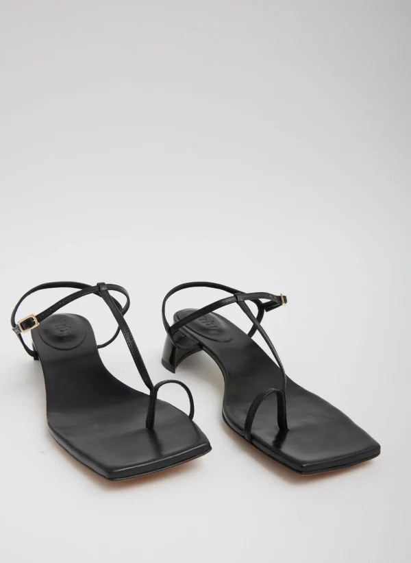 Tibi Georgia Sandal Black Cheap