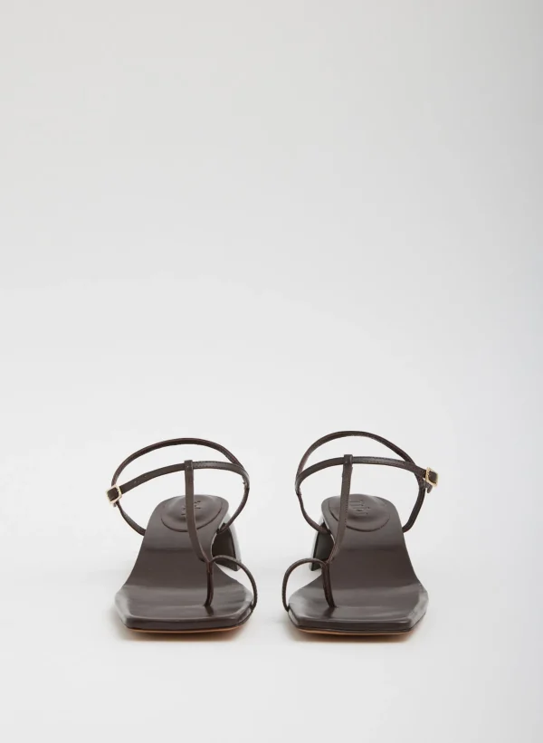 Tibi Georgia Sandal Brown Outlet