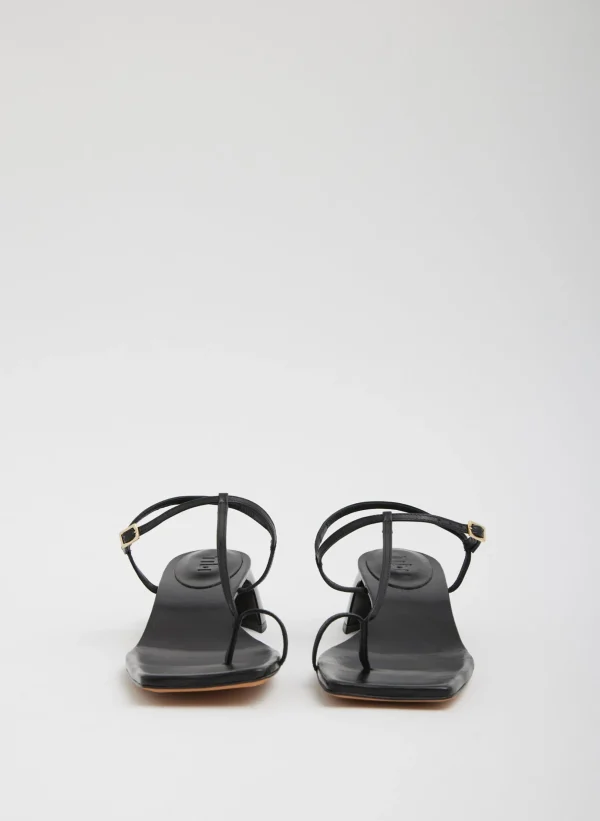Tibi Georgia Sandal Black Cheap