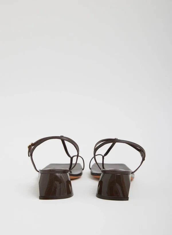 Tibi Georgia Sandal Brown Outlet
