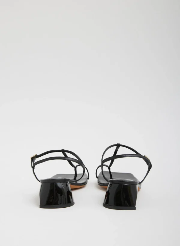 Tibi Georgia Sandal Black Cheap