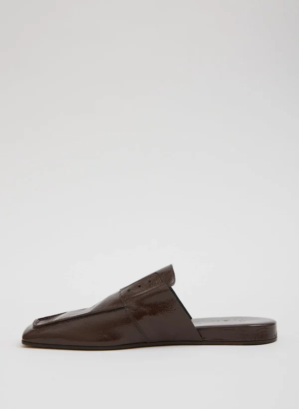 Tibi Granger Slide Brown Cheap