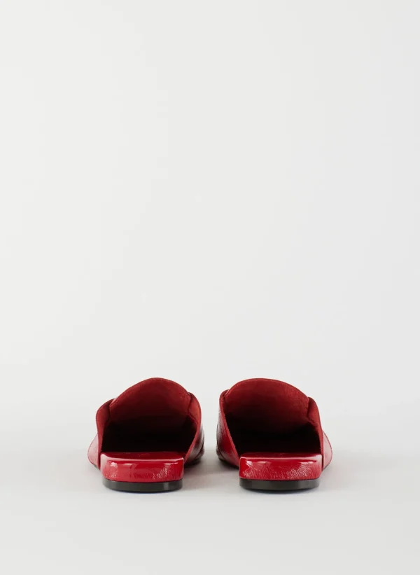 Tibi Granger Slide Cherry Red Online