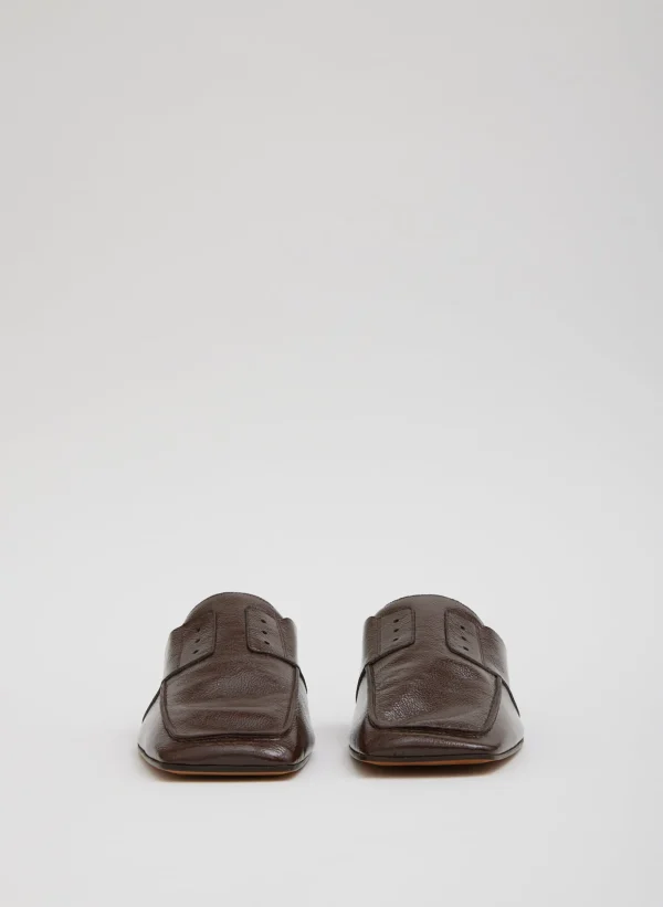 Tibi Granger Slide Brown Cheap