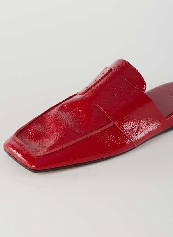 Tibi Granger Slide Cherry Red Online