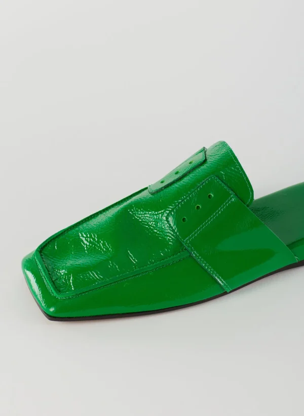 Tibi Granger Slide Green Discount