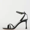 Tibi Guy Naplack Sandal Black Cheap