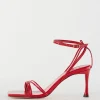 Tibi Guy Naplack Sandal Cherry Red Store