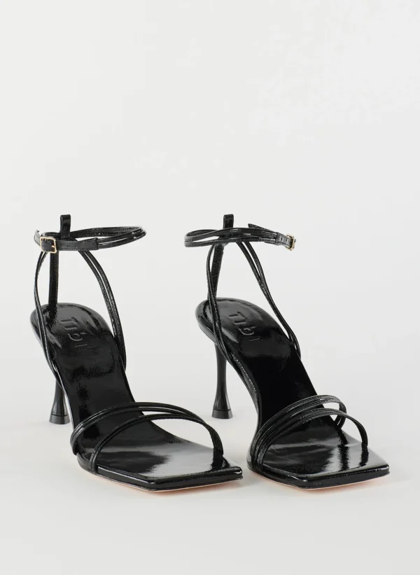 Tibi Guy Naplack Sandal Black Cheap