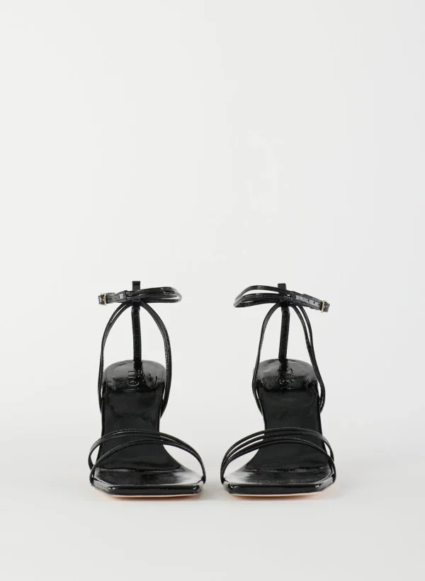 Tibi Guy Naplack Sandal Black Cheap