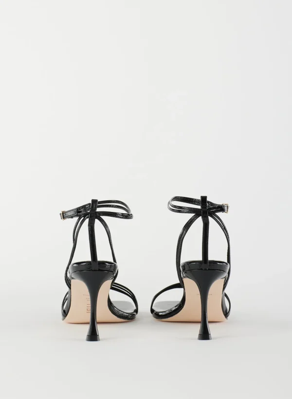 Tibi Guy Naplack Sandal Black Cheap