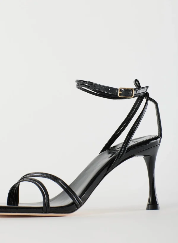 Tibi Guy Naplack Sandal Black Cheap