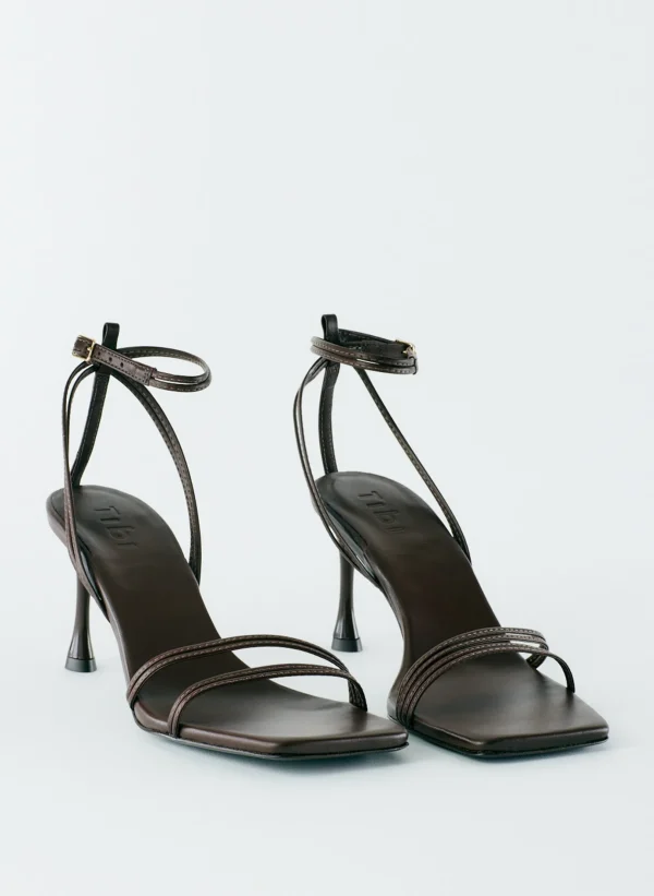 Tibi Guy Sandal Red Brown Hot