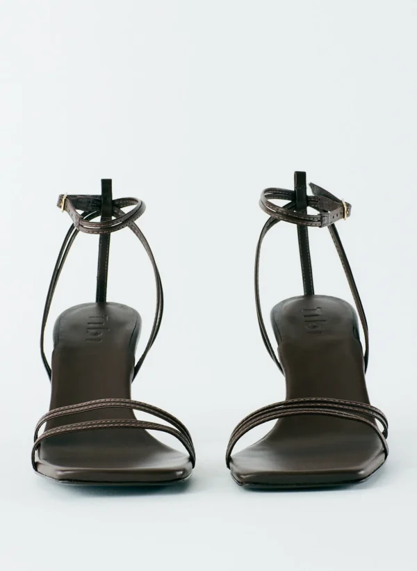 Tibi Guy Sandal Red Brown Hot
