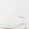 Tibi Harper Naplack Sandal White Fashion