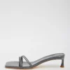 Tibi Jim Naplack Sandal Grey Clearance