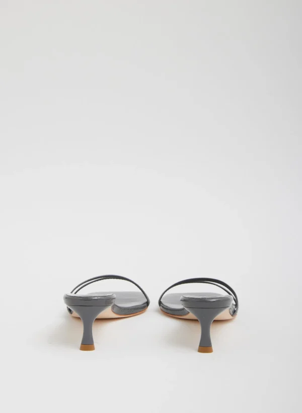 Tibi Jim Naplack Sandal Grey Clearance
